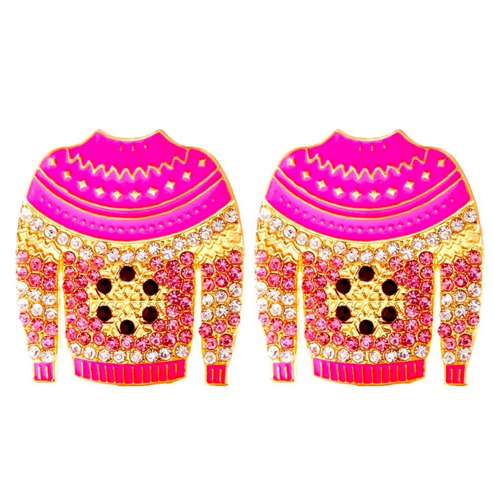 Ugly Christmas Sweater Earrings